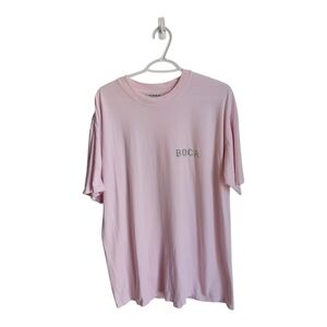 Vintage Boca Pink T Shirt Made In Canada Large Cottagecore Cabin